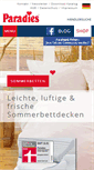 Mobile Screenshot of paradies.de