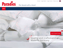 Tablet Screenshot of paradies.com